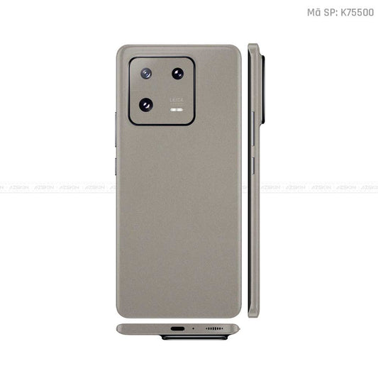 Dán Skin Xiaomi 13 Series Màu Titanium | K75500