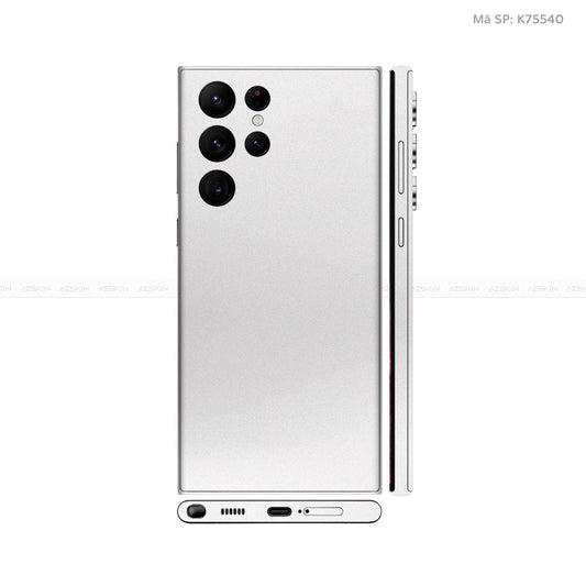 Dán Skin Galaxy S22 Series Chuyển Màu Trắng Sứ | K75540