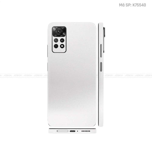 Dán Skin Xiaomi Redmi Note 11 Series Màu Trắng Nhám | K75540