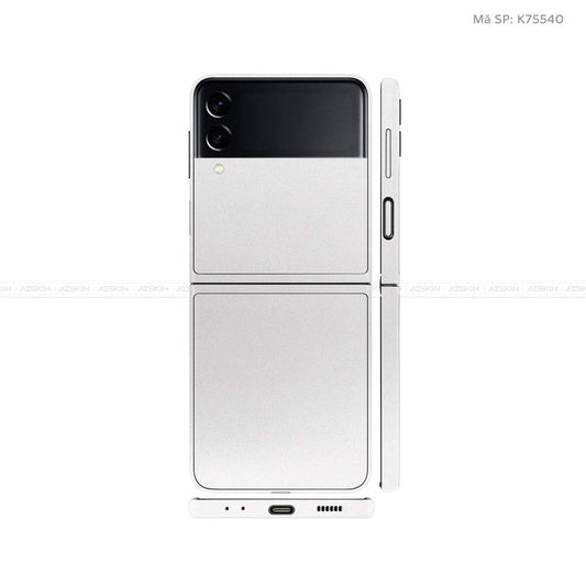 Dán Skin Galaxy Zflip4 Đổi Màu Trắng | K75540