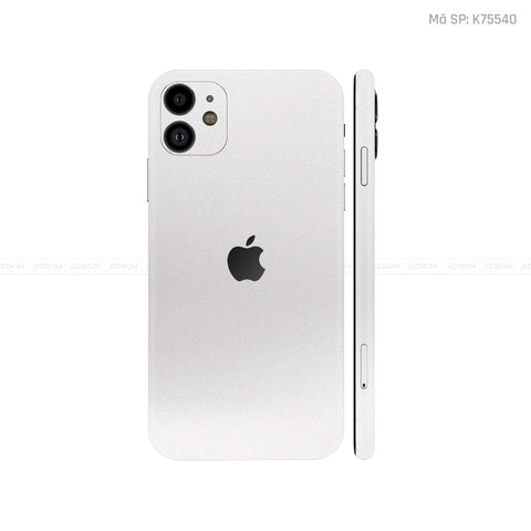Dán Skin IPhone 11 Series Đổi Màu Trắng Sứ | K75540