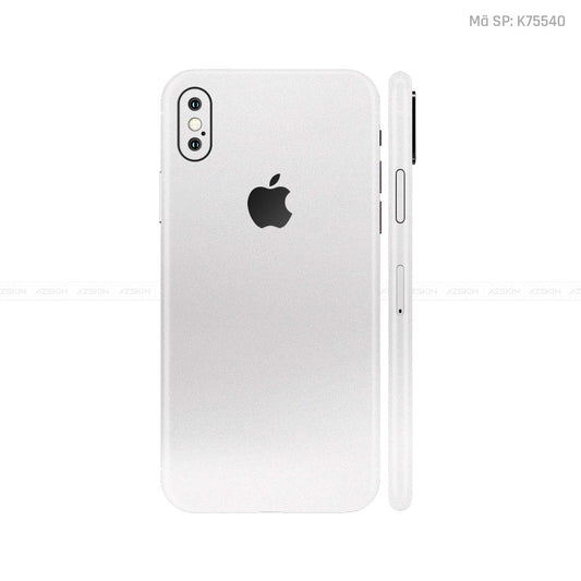Dán Skin IPhone X Series Đổi Màu Trắng Sứ | K75540