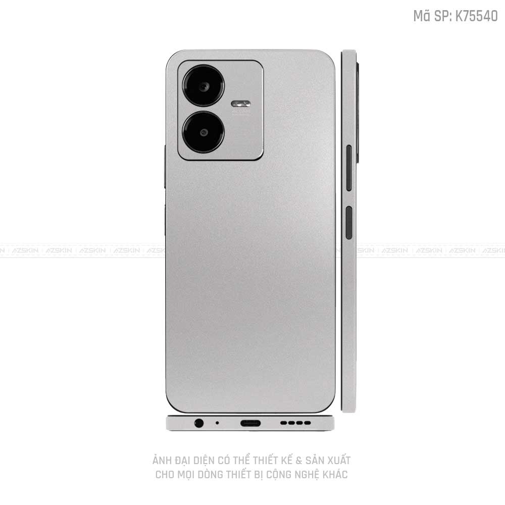 Dán Skin Vivo Y Series Màu Trắng Sứ | VN10