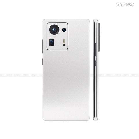 Dán Skin Điện Thoại Xiaomi Mi Mix Series Màu Trắng Sứ | K75540
