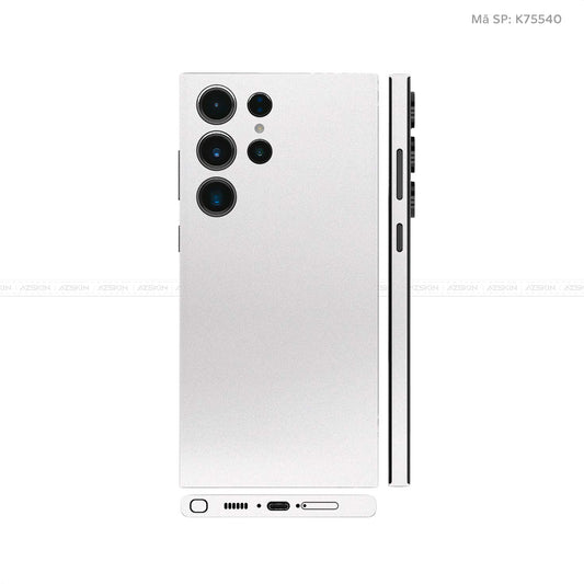 Dán Skin Galaxy S23 Series Màu Trắng Sứ | K75540
