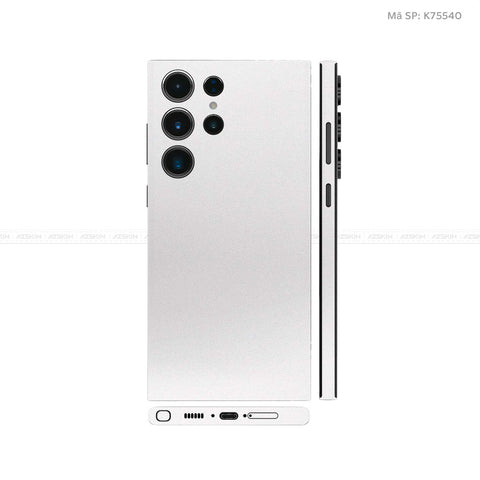 Dán Skin Galaxy S23 Series Màu Trắng Sứ | K75540