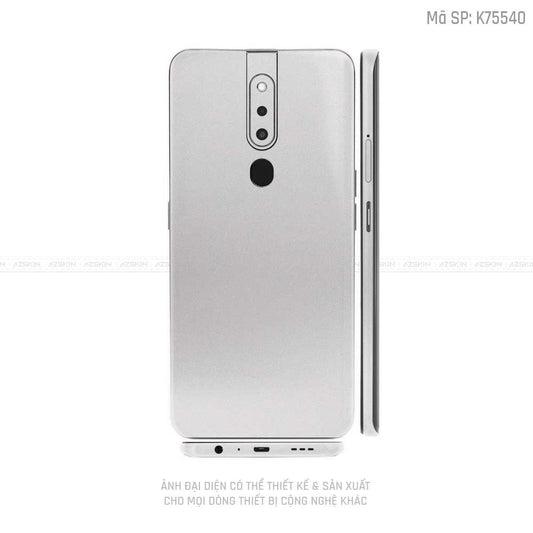 Miếng Dán Skin Điện Thoại OPPO F Series Màu Trắng Sứ | VN10