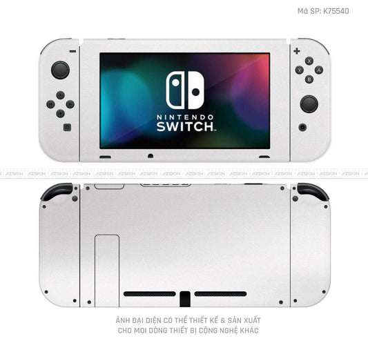 Dán Skin Máy Chơi Game Nintendo Switch Màu Trắng | K75540