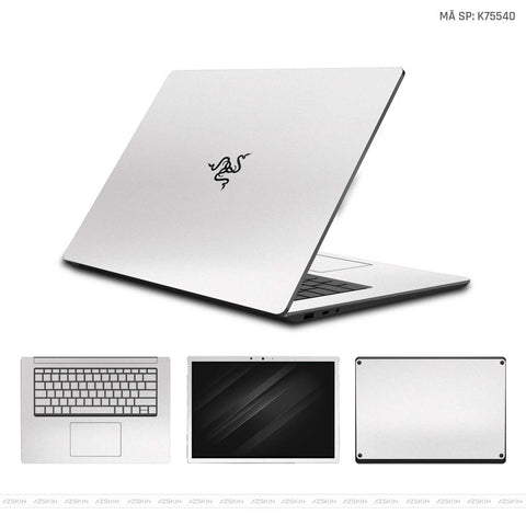 Dán Skin Laptop Razer Màu Trắng Sứ | K75540