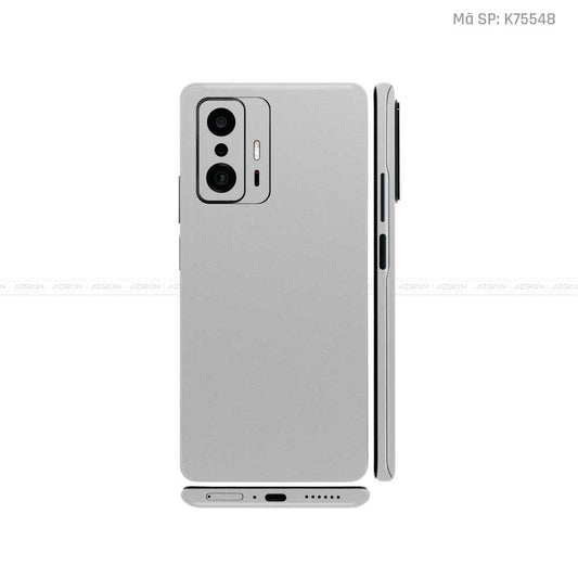 Dán Skin Xiaomi 11 Series Màu Bạc | K75548
