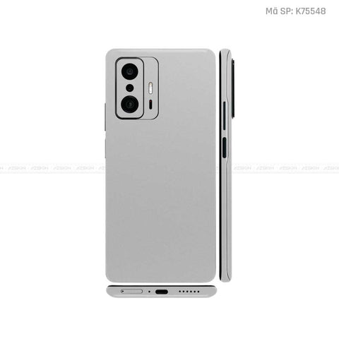 Dán Skin Xiaomi 11 Series Màu Bạc | K75548