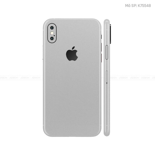 Dán Skin IPhone X Series Đổi Màu Bạc | K75548