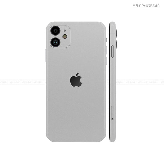 Dán Skin IPhone 11 Series Đổi Màu Bạc | K75548