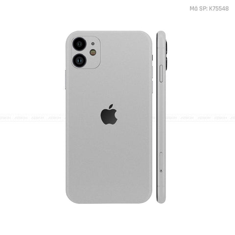 Dán Skin IPhone 11 Series Đổi Màu Bạc | K75548