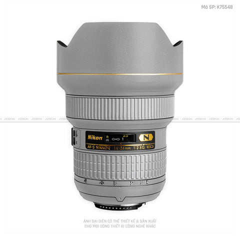 Dán Skin Ống Kính Nikon Màu Bạc | K75548
