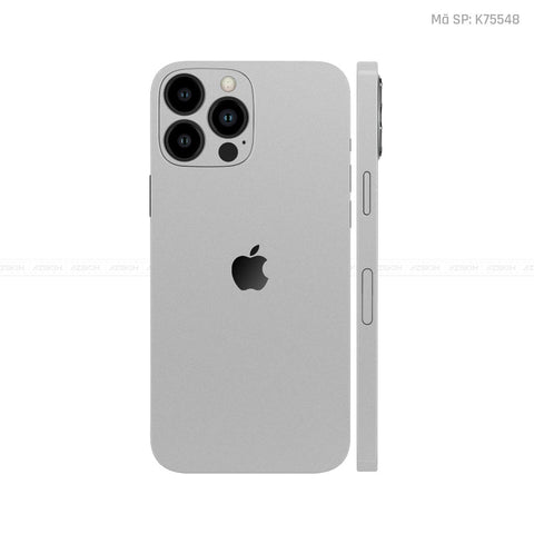 Dán Skin IPhone 13 Series Màu Bạc | K75548