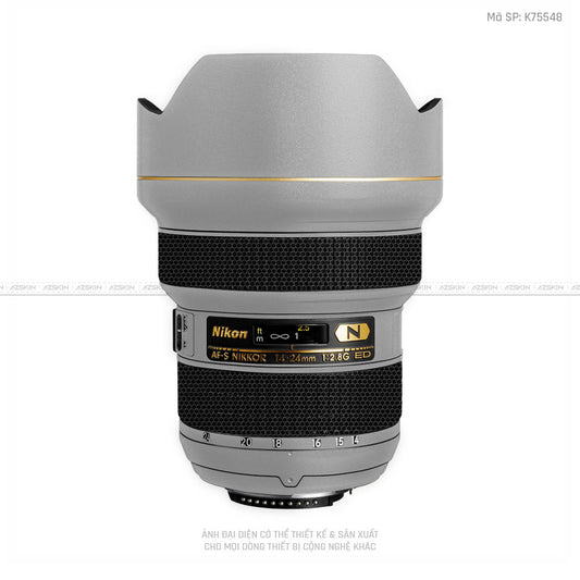 Dán Skin Ống Kính Nikon Màu Bạc | K75548