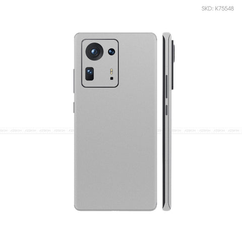 Dán Skin Điện Thoại Xiaomi Mi Mix Series Màu Bạc | K75548