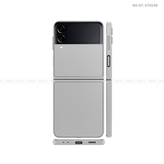 Dán Skin Galaxy Zflip4 Đổi Màu Bạc | K75548