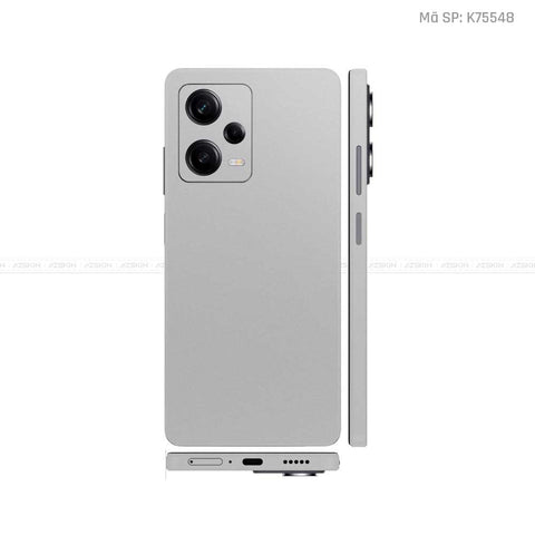 Dán Skin Xiaomi Redmi Note 12 Series Màu Bạc | K75548