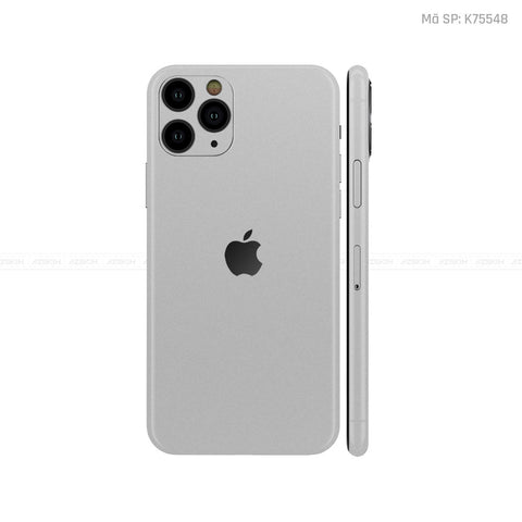 Dán Skin IPhone 11 Series Đổi Màu Bạc | K75548