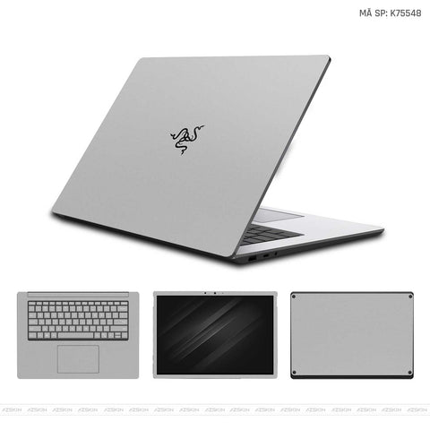 Dán Skin Laptop Razer Màu Bạc | K75548