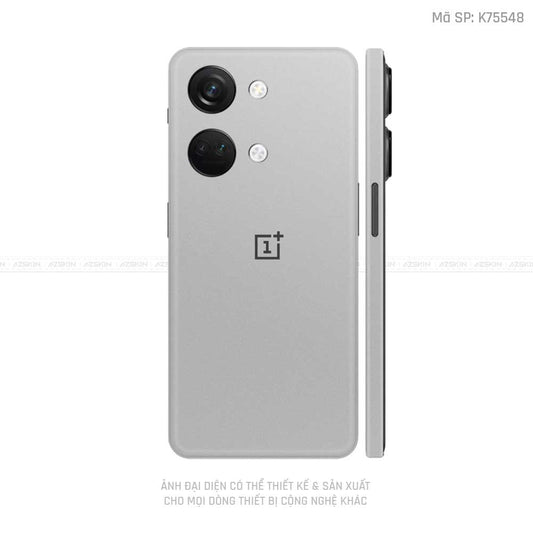 Dán Skin Oneplus Nord Series Màu Bạc Nhôm | VN02