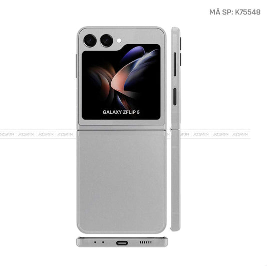 Dán Skin Galaxy Z Flip 6 Chuyển Màu Bạc | K75548