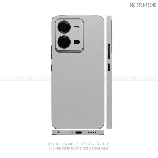 Dán Skin Vivo V Series Màu Bạc  | K75548