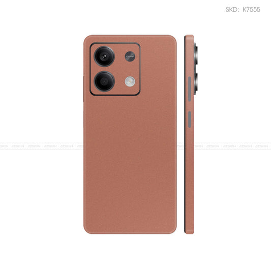 Dán Skin Điện Thoại Xiaomi Redmi 13 Series Màu Vàng Hồng | K75555