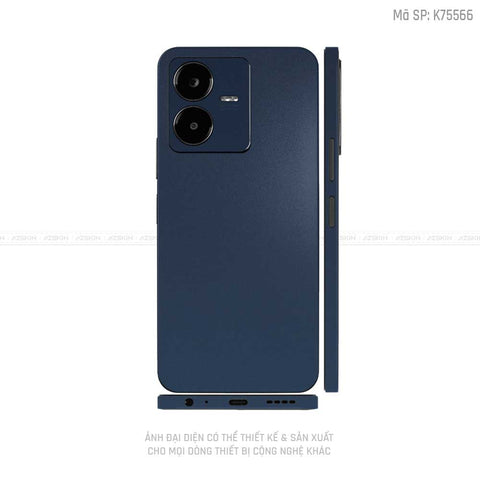 Dán Skin Vivo Y Series Màu Xanh Tím Than | VN15