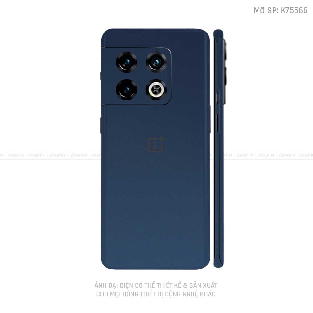 Dán Skin Oneplus 10 Series Màu Xanh Tím Than | K75566