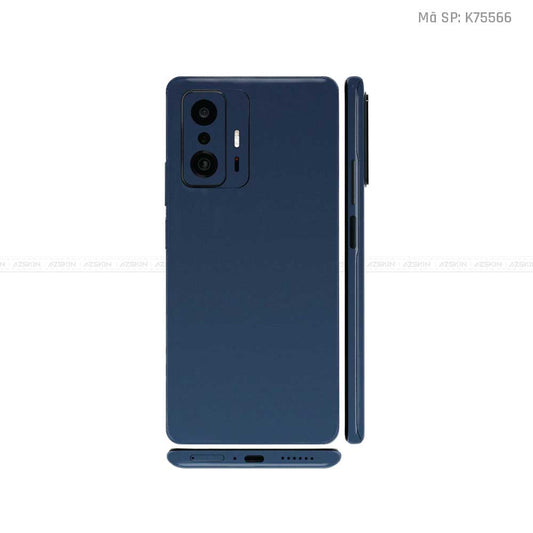 Dán Skin Xiaomi 11 Series Màu Xanh | K75566