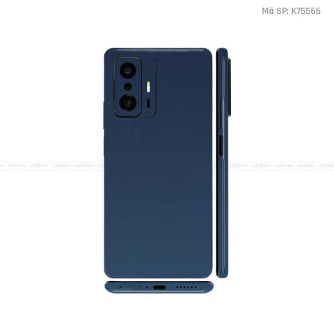 Dán Skin Xiaomi 11 Series Màu Xanh | K75566