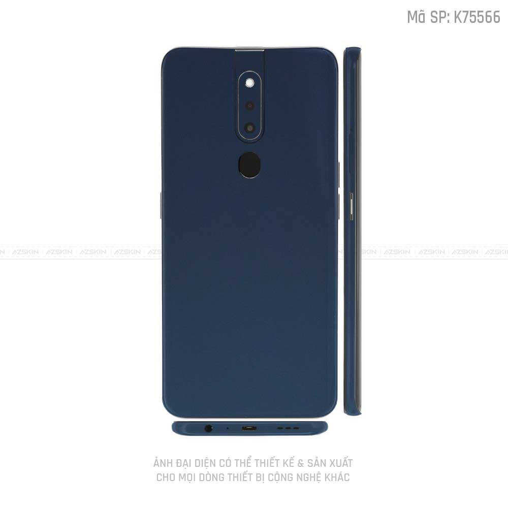 Miếng Dán Skin Điện Thoại OPPO F Series Màu  Xanh Tím Than | VN15