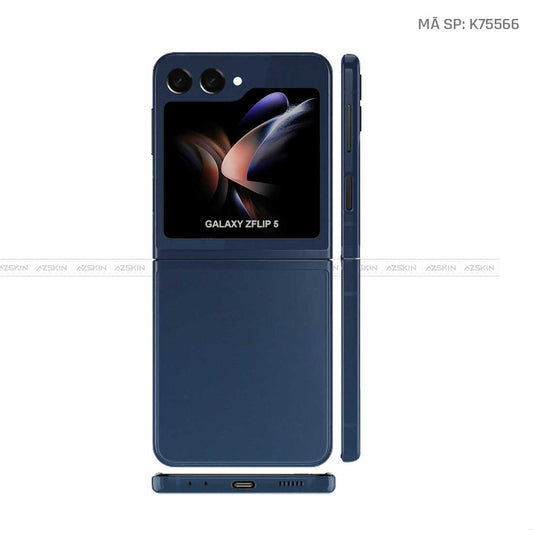 Dán Skin Galaxy Z Flip 7 Chuyển Màu Xanh Tím | K75566