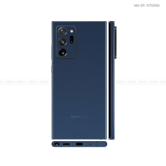 Dán Skin Galaxy Note 20 Series Màu Xanh Tím Than | K75566