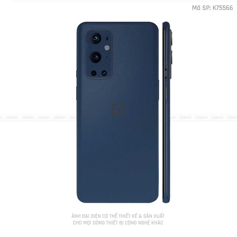 Dán Skin Oneplus 8/9 Series Màu Xanh Tím Than | K75566