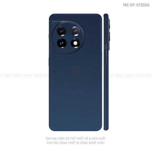 Dán Skin Oneplus 11 Series Màu Xanh Tím Than | K75566