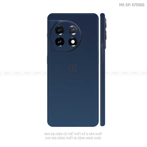 Dán Skin Oneplus 11 Series Màu Xanh Tím Than | K75566