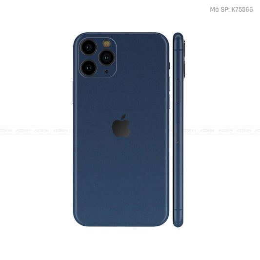 Dán Skin IPhone 11 Series Đổi Màu Xanh Tím Than | K75566