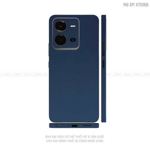 Dán Skin Vivo V Series Màu  Xanh Tím Than | VN15