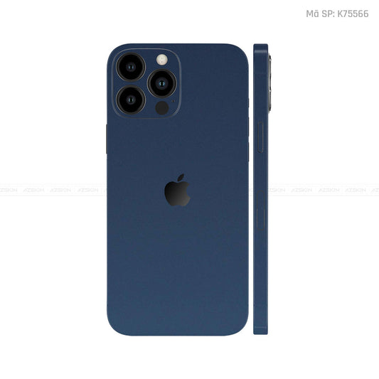 Dán Skin IPhone 12 Series Màu Xanh Ocean Blue | K75566