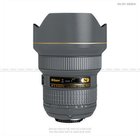 Dán Skin Ống Kính Nikon Màu Xám Xi | K89041