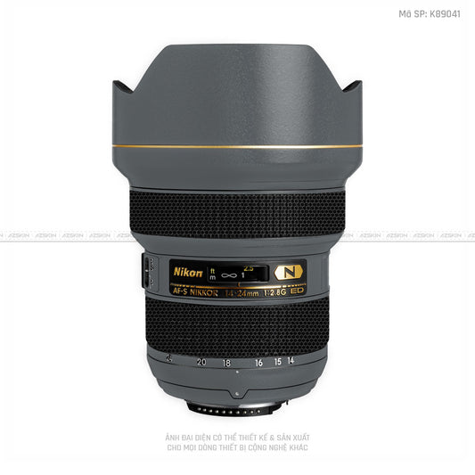 Dán Skin Ống Kính Nikon Màu Xám Xi | K89041