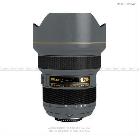 Dán Skin Ống Kính Nikon Màu Xám Xi | K89041