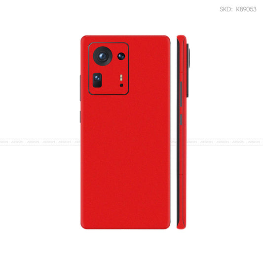 Dán Skin Điện Thoại Xiaomi Mi Mix Series Màu Đỏ | K89053