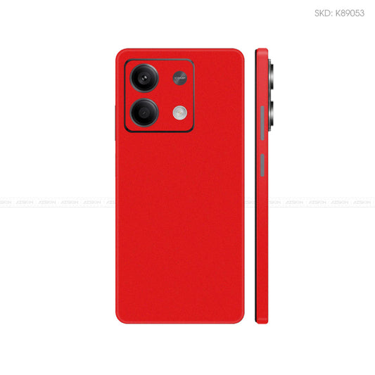 Dán Skin Điện Thoại Xiaomi Redmi 13 Series Màu Đỏ | K89053