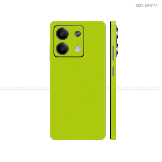 Dán Skin Điện Thoại Xiaomi Redmi 13 Series Màu Xanh Lá | K89073