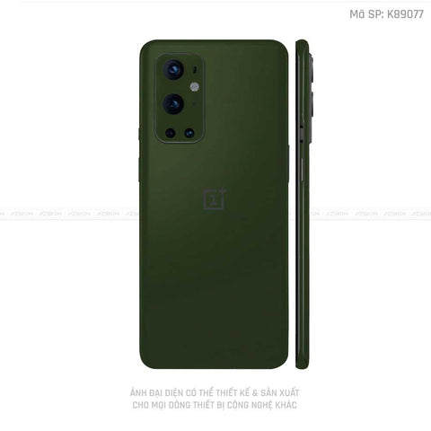 Dán Skin 3M/Oracal Oneplus 8/9 Series Màu Xanh Rêu | K89077